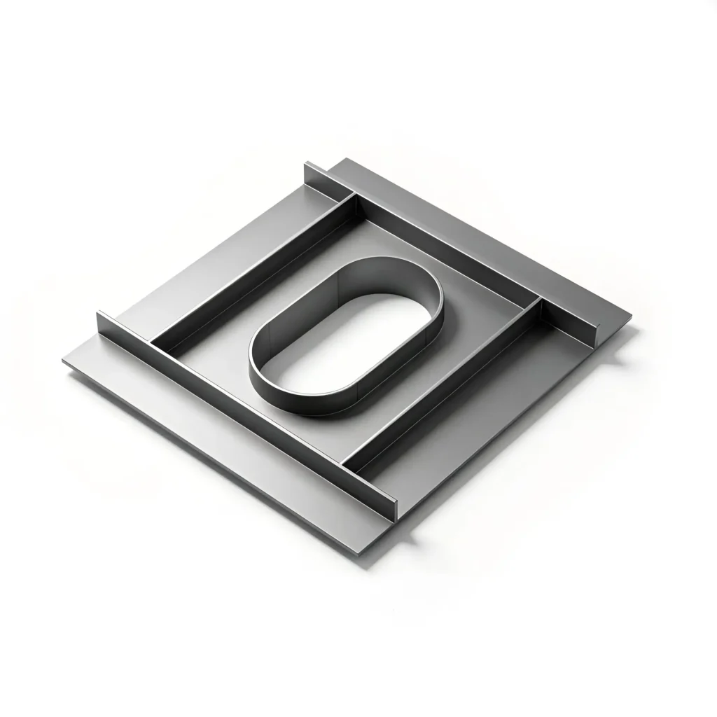 Long Oval Shell Plate Sub-Assembly