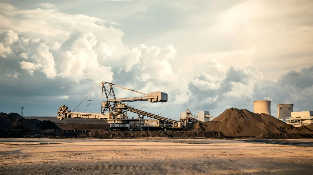 Construction Machinery Scene