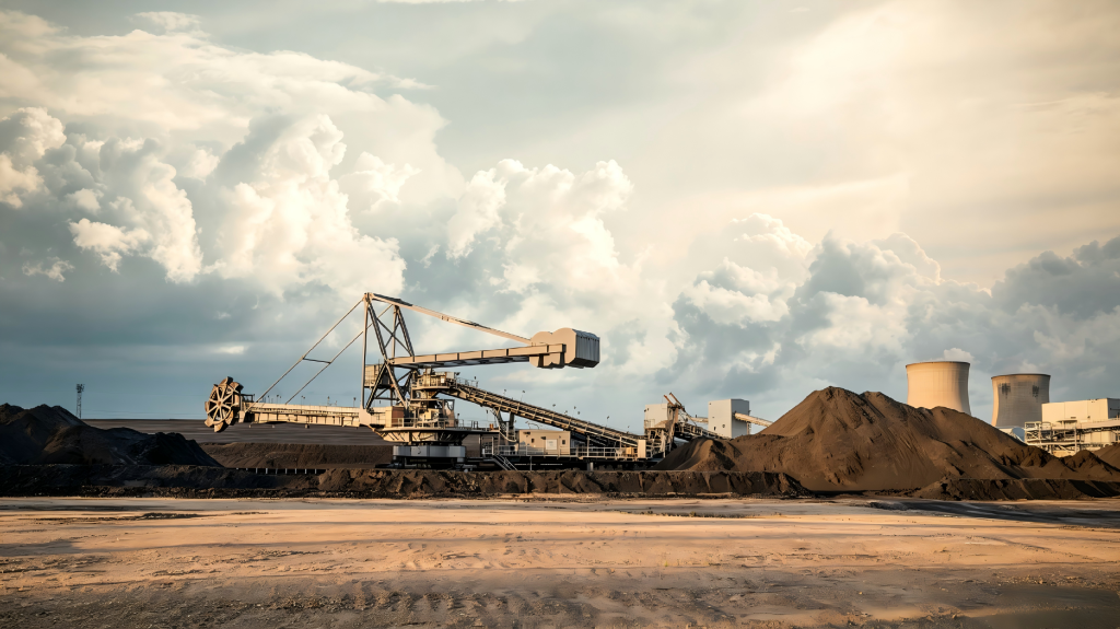 Construction Machinery Scene